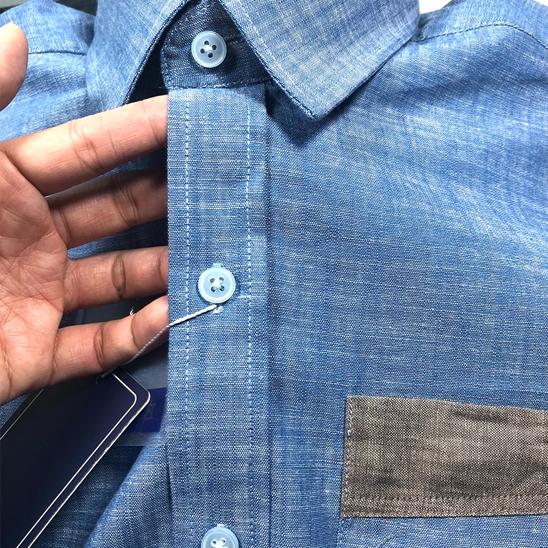 Áo sơ mi nam tay ngắn form rộng đẹp công sở HL05