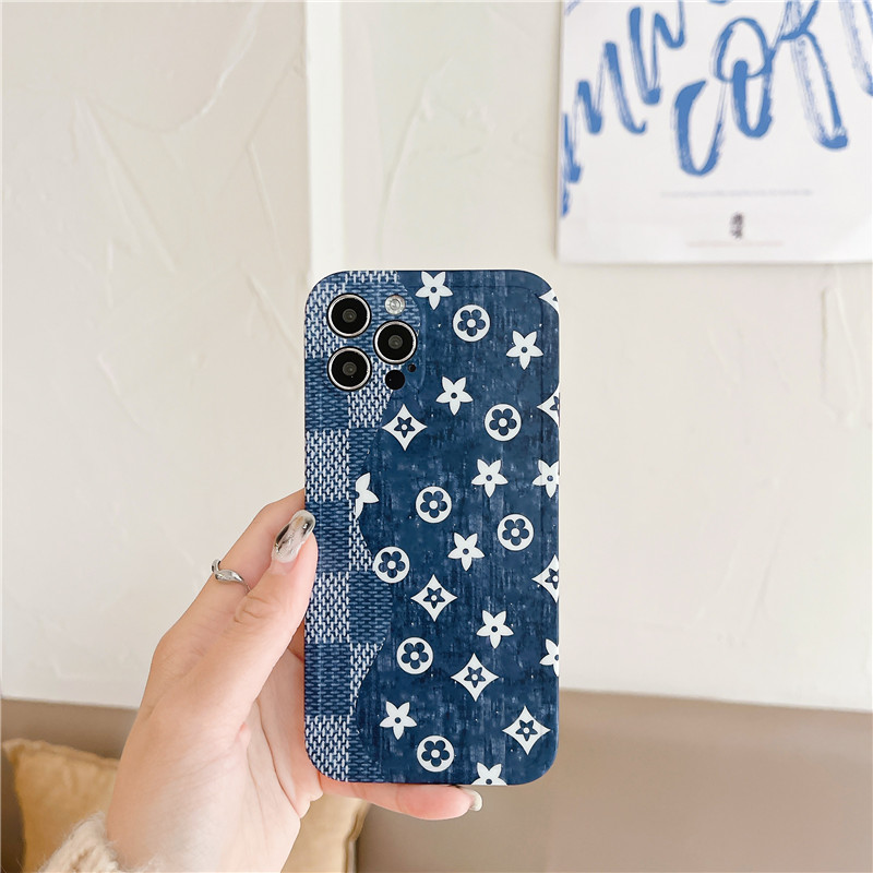 Ốp Lưng Silicone Họa Tiết Hoa Ngôi Sao / Quả Việt Quất Thời Trang Cho Iphone7 / 8 Iphone 7plus / 8plus Iphone X Xs Xr Xsmax Iphone 11 / 12 11pro / 12pro 11promax / 12promax 12mini