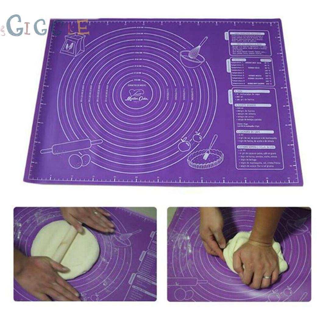 Baking Mat Cake Cooking Rolling Food Grade Silicone Dough DIY Flower Rolling Roll Icing Dust resistant Baking Calla Lily