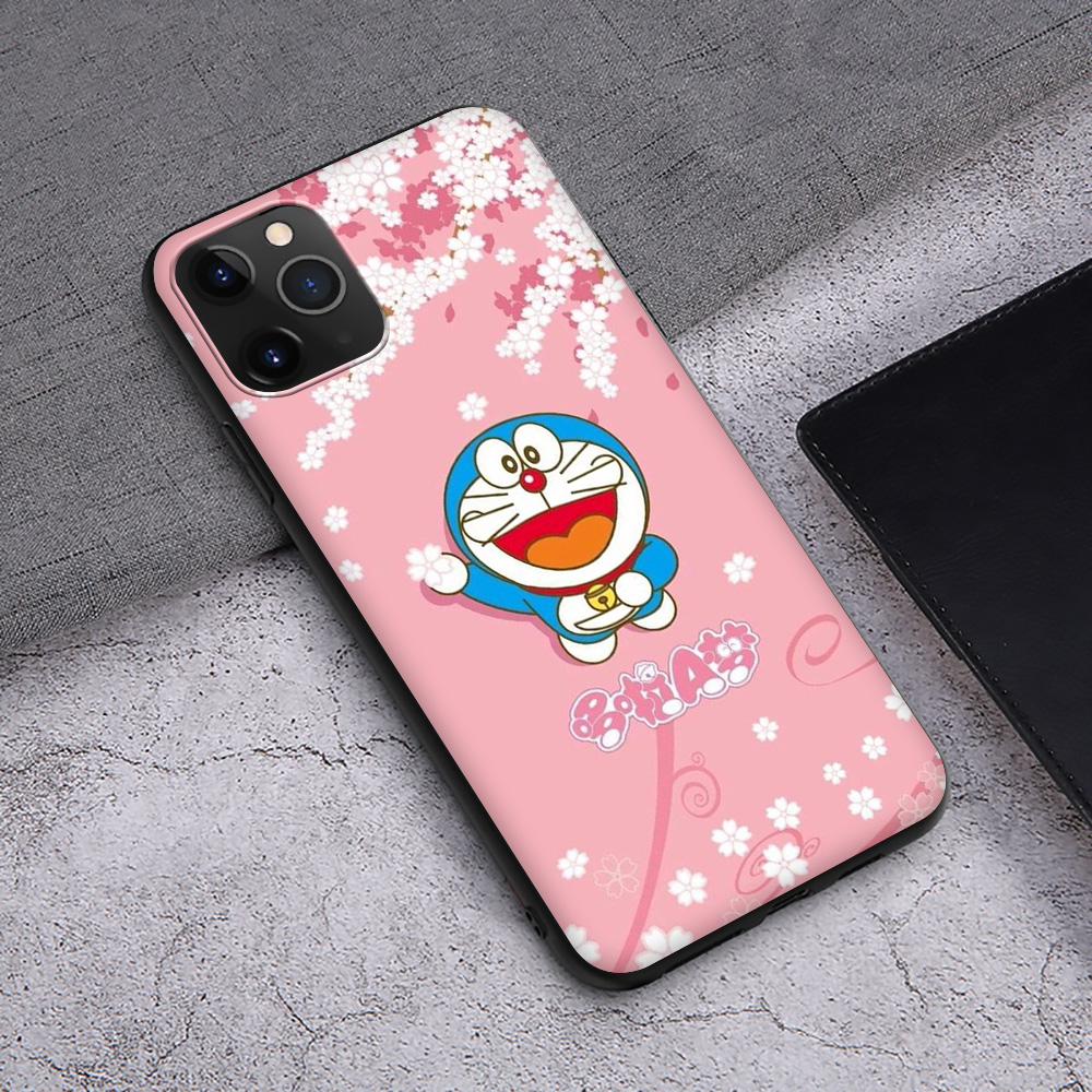 Ốp Lưng Silicone Họa Tiết Hình Doraemon Thời Trang Cho Apple Iphone 8 7 6 6s 5s 5 Se Plus 2020