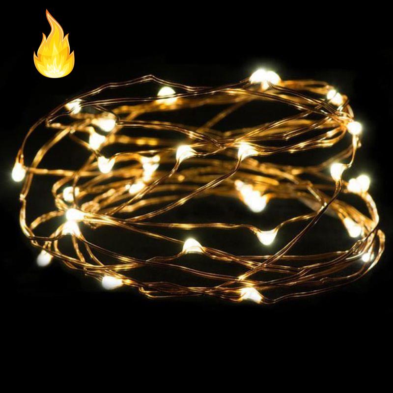 Dây đèn led 30 bóng dài 3m trang trí đa năng chất lượng cao