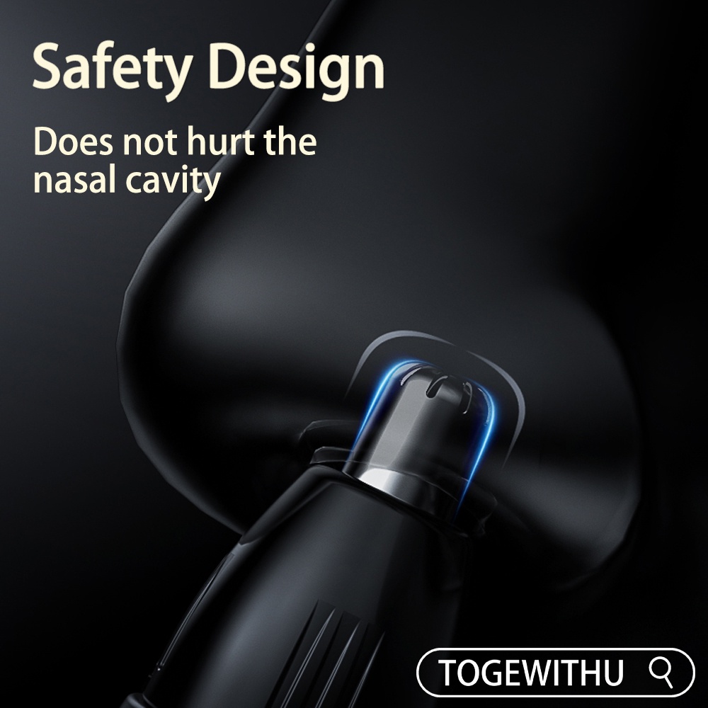Máy tỉa lông mũi TOGEWITHU không đau sạc USB Cao cấp cho nam nữ