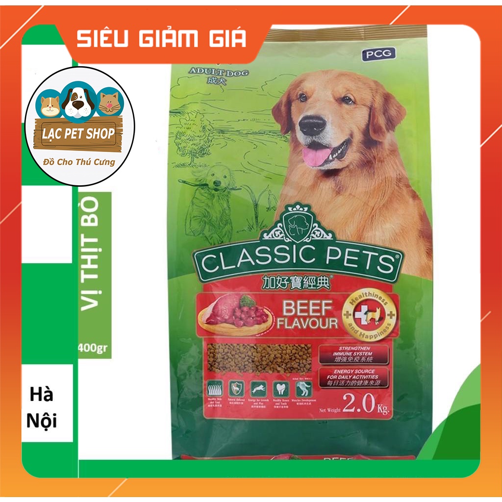 Thức ăn dạng hạt chó trưởng thành CLASSIC PETS - 400gr