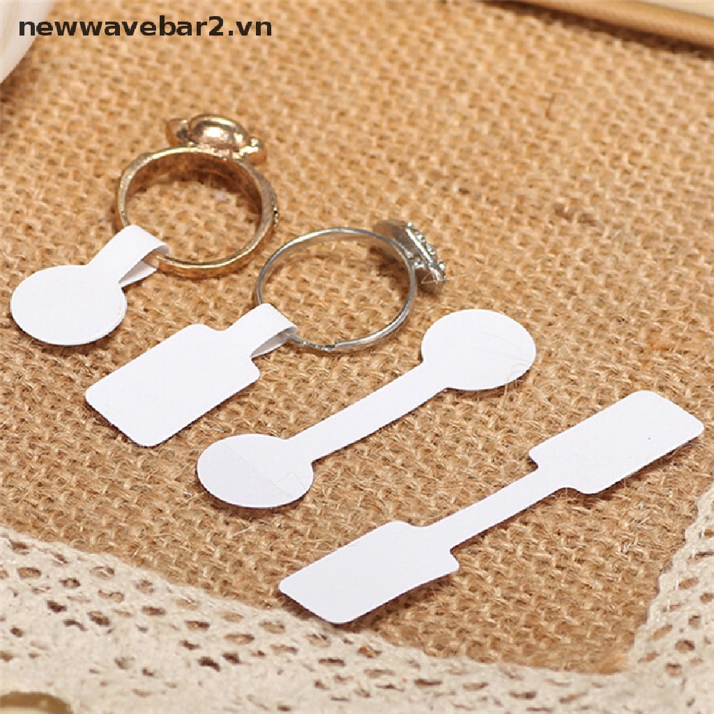 Túi 100 Nhãn Dán Trưng Bày Nhẫn / Vòng cổ Tiện Dụng