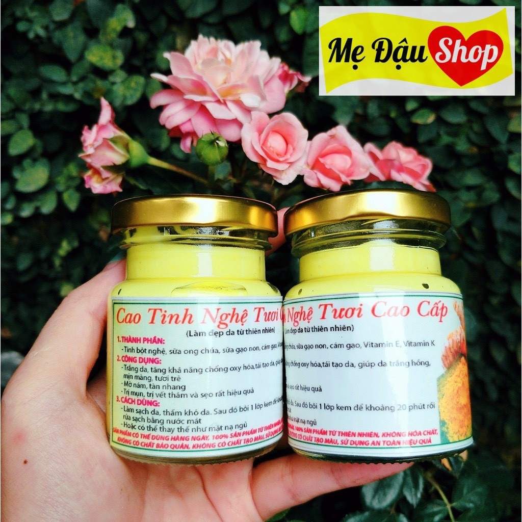 [TẶNG QUÀ KÈM SALE SỐC] Cao tinh nghệ tươi handmade 100GR - Mẹ Đậu Shop