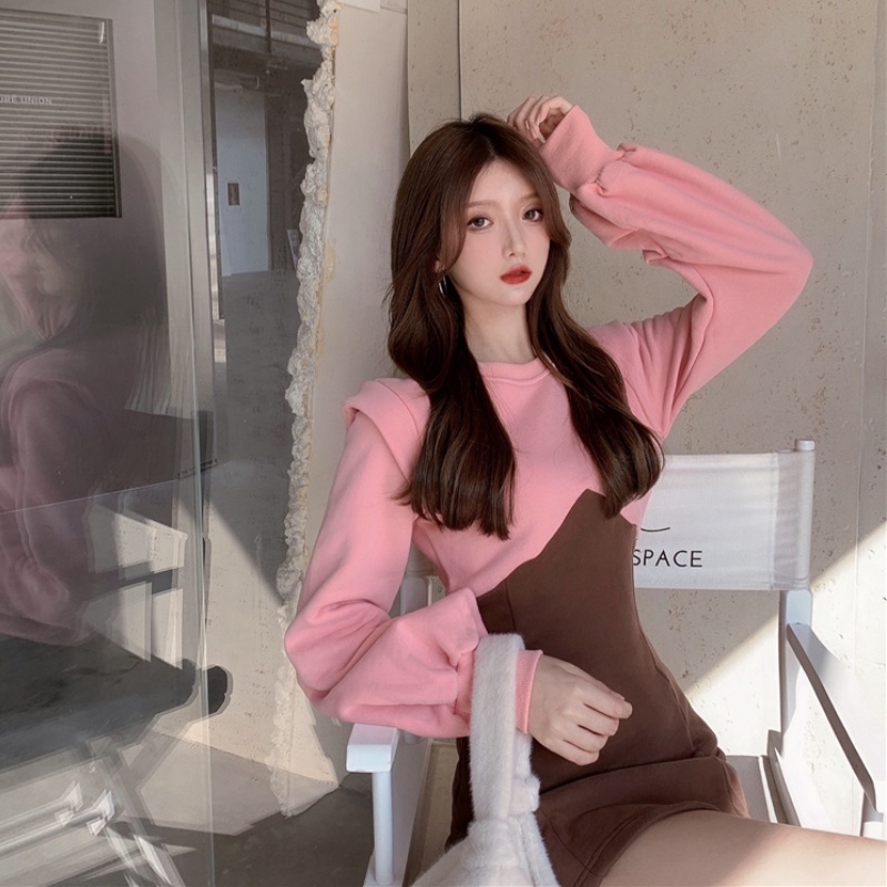 Đầm thun Perty dáng ngắn cỡ lớn thời trang gợi cảm