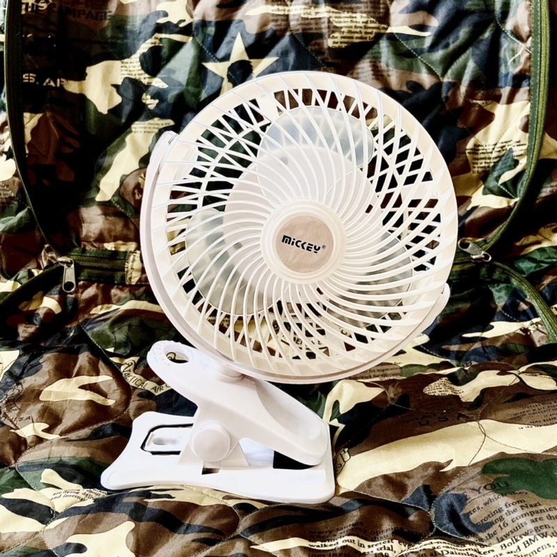 Quạt Sạc Kẹp MICKEY TD-806