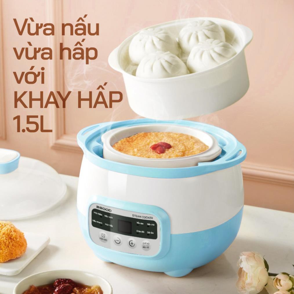 Nồi hấp 2 tầng - Hấp cách thủy 2 GOOD_A300 - Hàng Chính Hãng | BH 24 Tháng