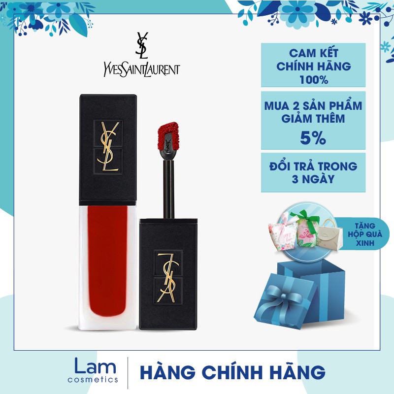 Son Ysl Water Stain phiên bản 2021 Son YSL Rouge Pur Couture The Slim_YSL Slim Hàng Chính Hãng