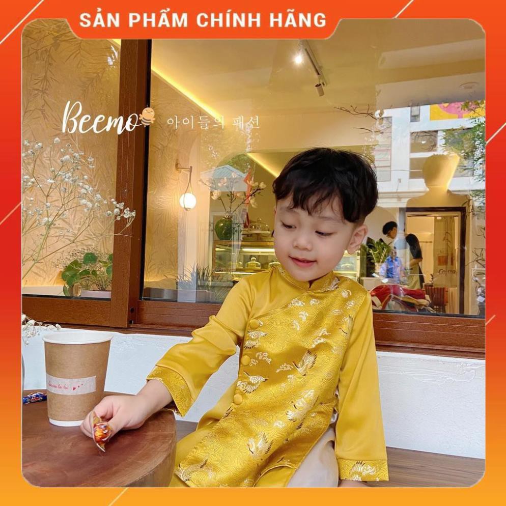 Set áo dài Nam họa tiết chuẩn truyền thống,lụa gân mềm mại phối gấm CAO CẤP