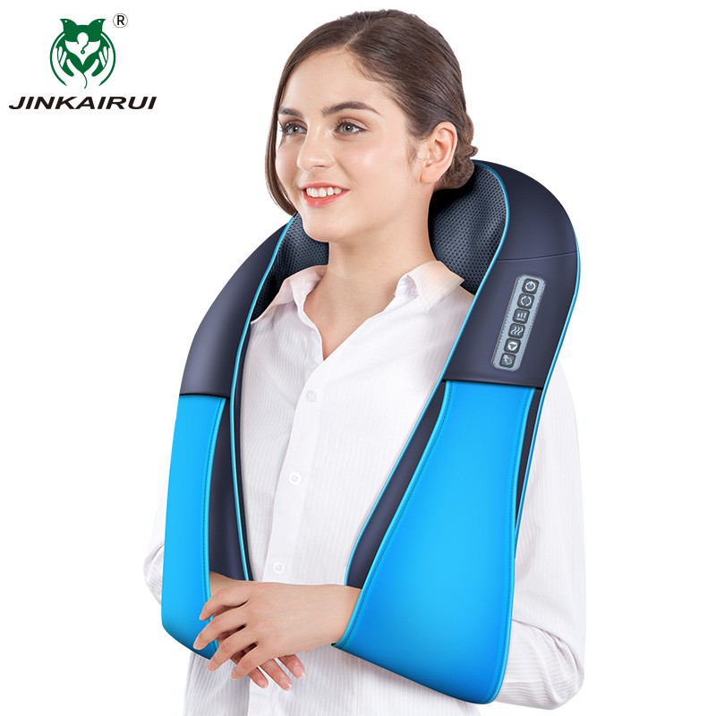 Máy mát xa cổ JINKAIRUI sưởi ấm giải tỏa căng thẳng