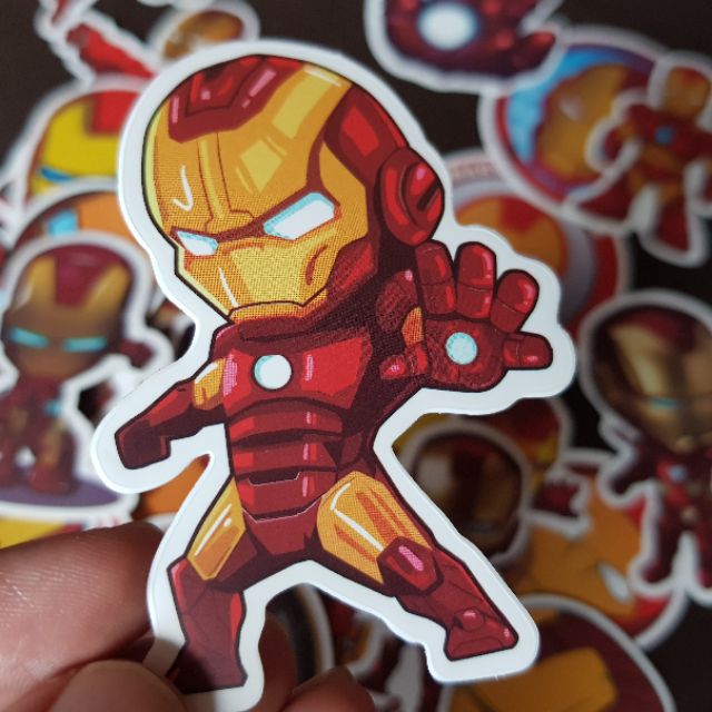 Set 35 miếng sticker IRONMAN không trùng lăph