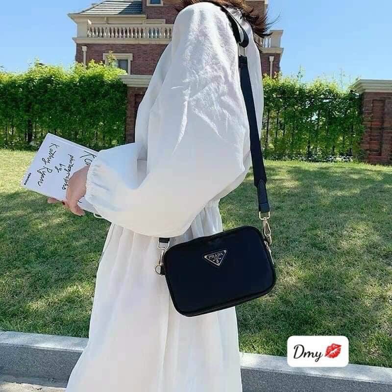 Túi đeo chéo Prada  nhiều ngăn đựng tiện lợi - FREE SHIP