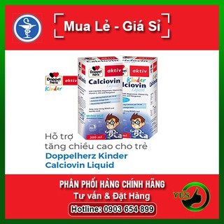 ❤[Chính hãng] Kinder Calciovin Liquid - Bổ Sung Khoáng Chất & Vitamin Thiết Yếu (Chai 200ml)