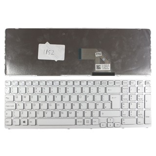 Bàn phím laptop Sony SVE15 Series Loại Xịn Màu Trắng, có đèn