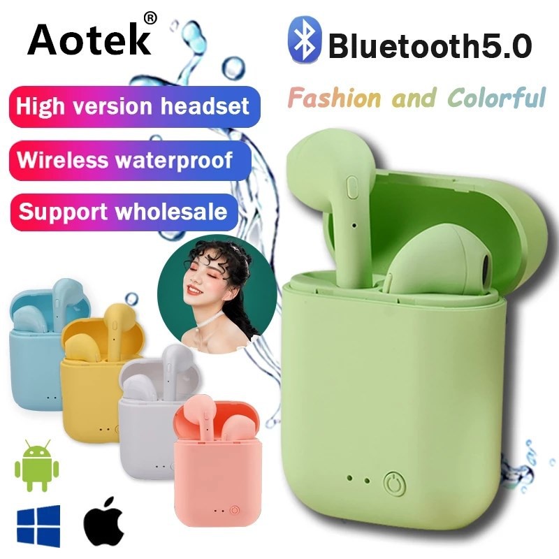 Tai nghe Bluetooth không dây ipod i12 TWS Gaming In-Ear HIFI Chất lượng âm thanh Thể thao Inpods i12 Tai nghe cho iOS Android