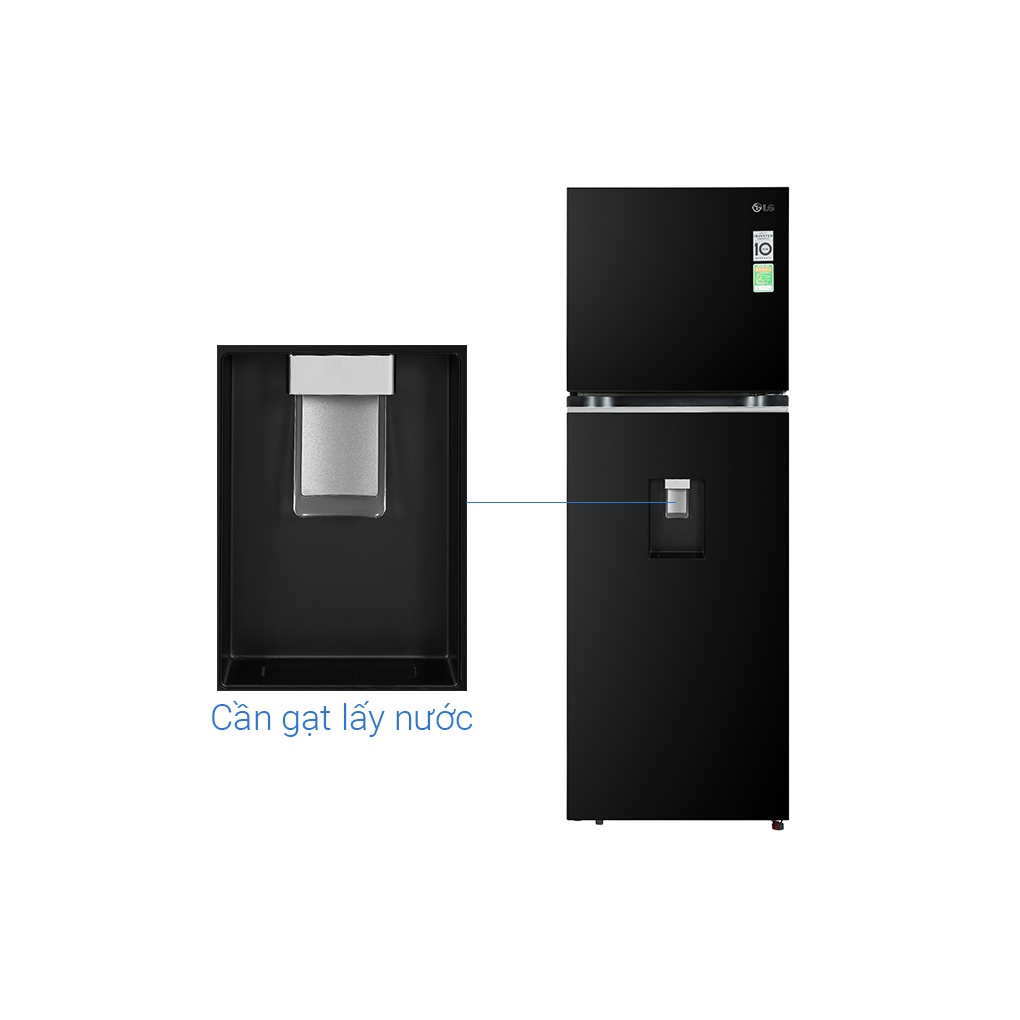 GN-D332BL - Tủ lạnh LG Inverter 334 lít GN-D332BL