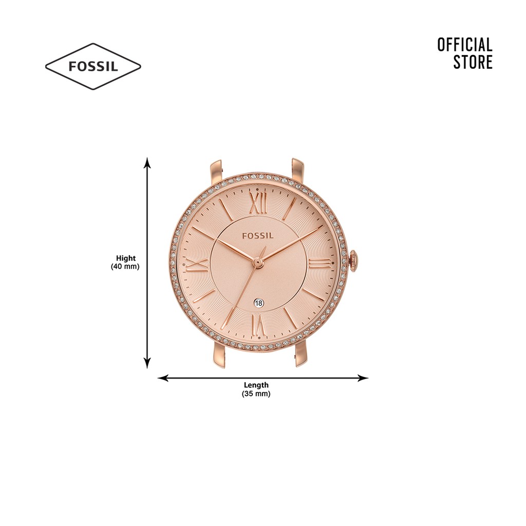 Đồng hồ Kim nữ Fossil JACQUELINE dây kim loại ES4628 - vàng hồng