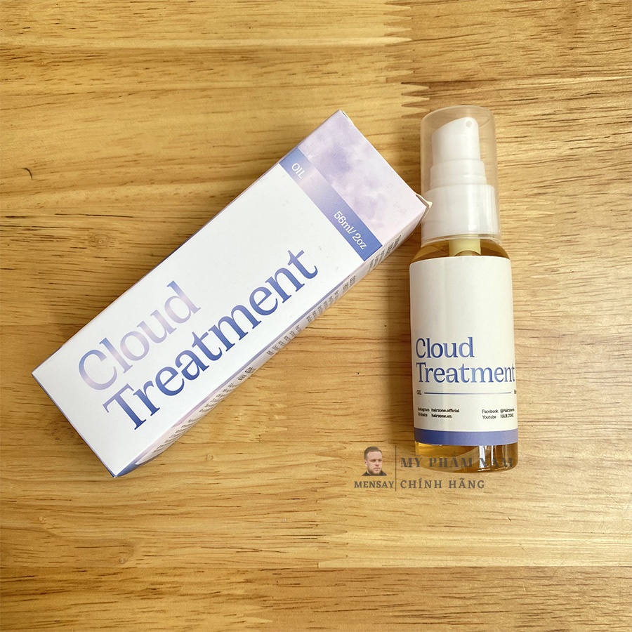 Dưỡng tóc CLOUD treatment By hairzone nuôi dưỡng tóc khô xơ trở nên óng ả mềm mượt - 56ml