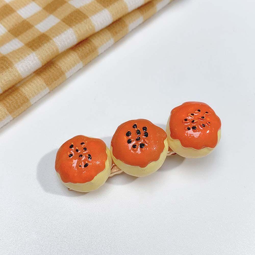 Kẹp Tóc Hình Bánh Trứng Hamburger Dễ Thương Cho Bé Gái