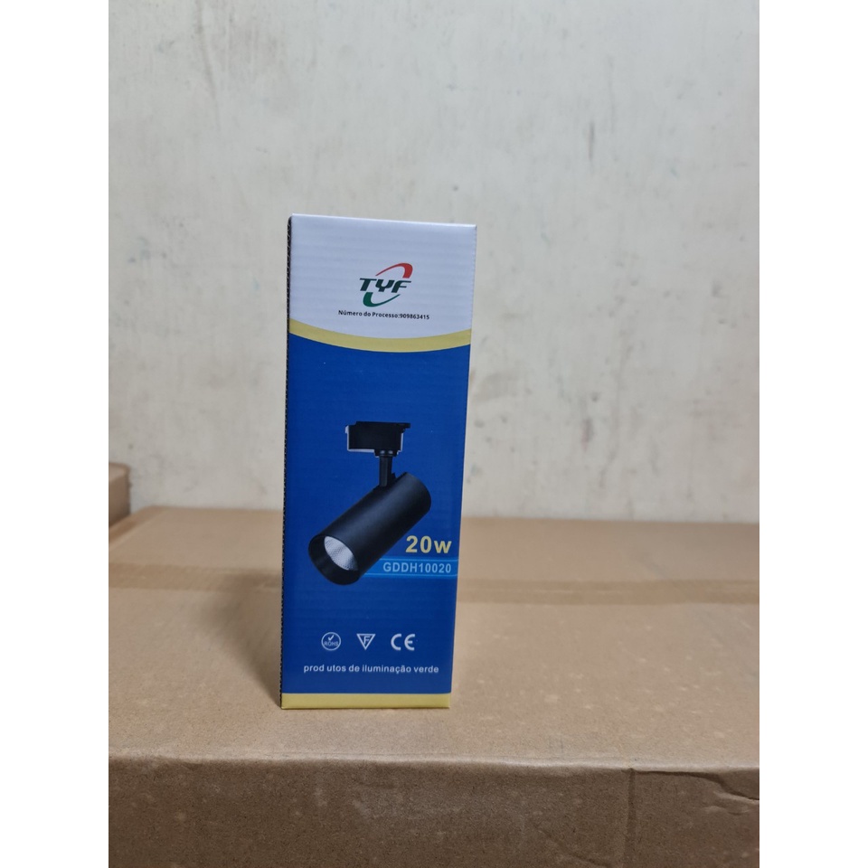 Đèn rọi ray 20w ánh sáng trắng/vàng - Đèn rọi ray linh hoạt chiếu sáng sản phẩm, quần áo, tủ trưng bày, deco Cafe
