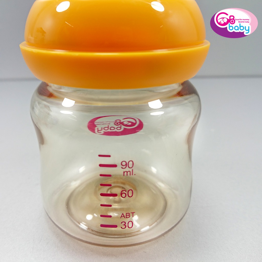 Bình sữa PPSU GB-Baby Cổ rộng dung tích 90ml 160ml 280ml Cổ rộng Tặng núm ty và cây cọ ống hút