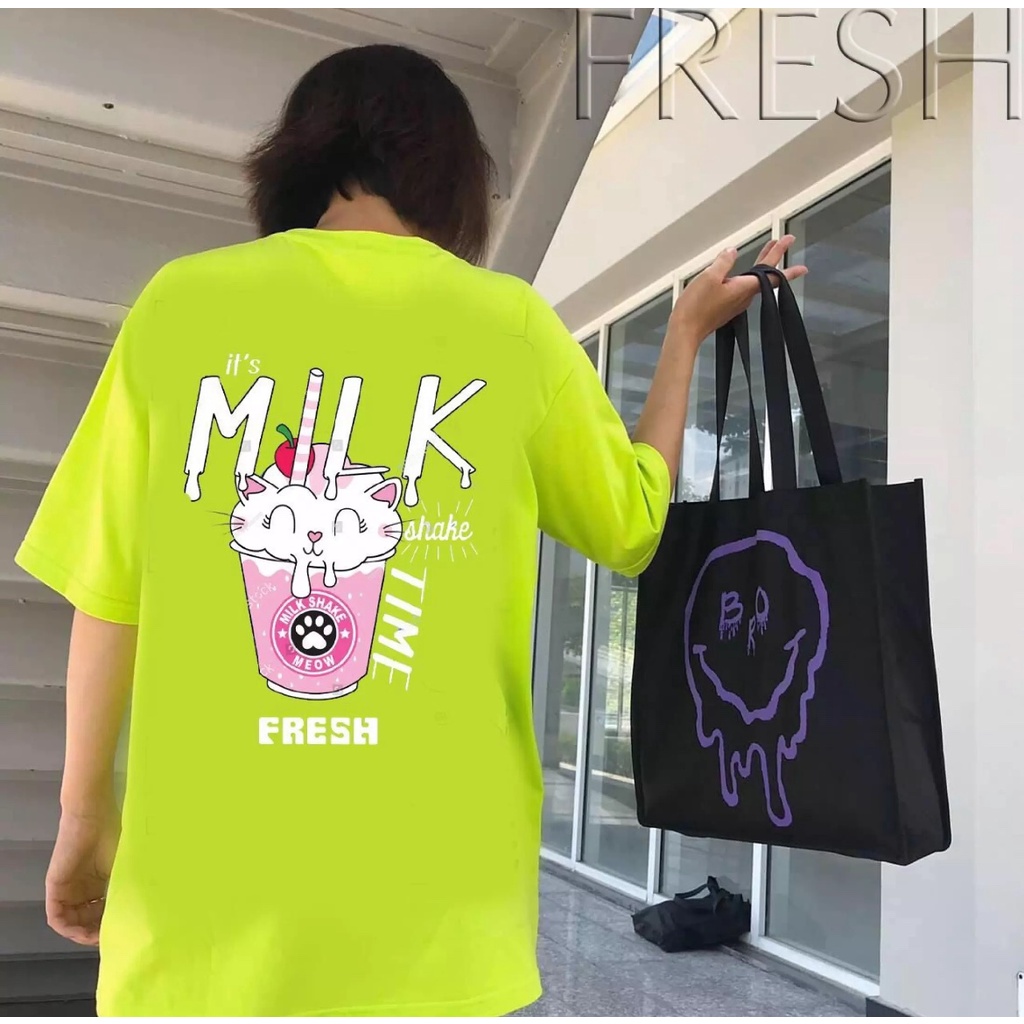 Áo Thun MILK From Rộng Unisex Mềm Mịn Dày Dặn Hot Trend