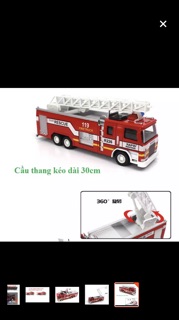 Mô hình xe cứu hoả tỉ lệ 1:32