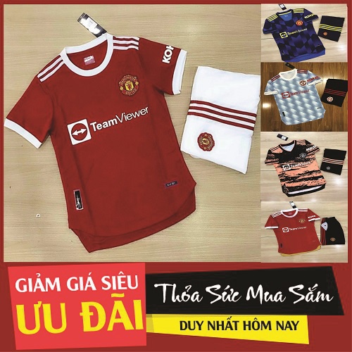 ⚡FREE SHIP⚡ ÁO ĐÁ BÓNG MU ĐỎ 2021/22, ÁO ĐÁ BANH MANCHESTER UNITED - hàng thái lan cao cấp