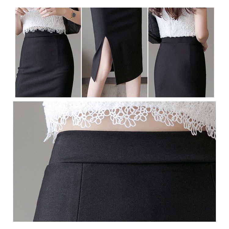 Chân Váy Midi Lưng Cao Plus Size Dành Cho Nữ