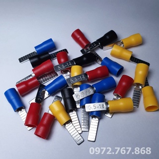 100 Đầu Cos Dẹp DBV5-14