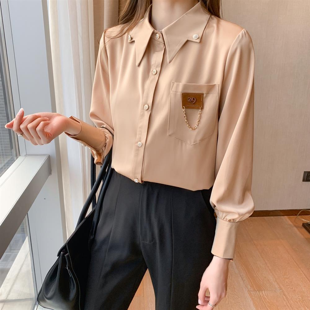 Áo Sơ Mi Chiffon Màu Sắc Thời Trang Công Sở Cho Nữ