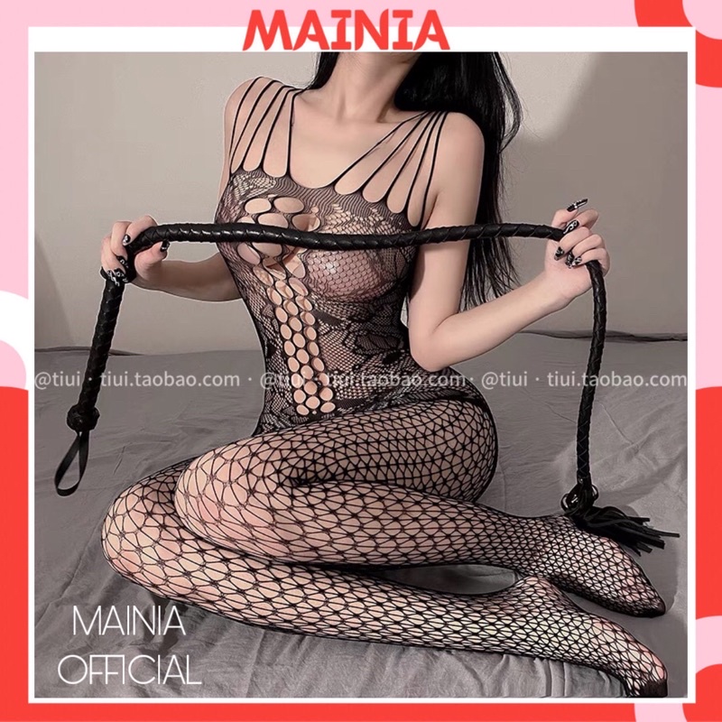 Bộ Đồ Ngủ Lưới Liền Thân Hở Đáy Siêu Sexy Gợi Cảm Mainia Shop