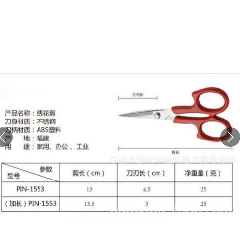 Kéo bổ cơi mũi cong siêu sắc hàng chuẩn hãng PIn mã 1553