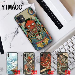 Ốp điện thoại mềm họa tiết nghệ thuật phong cách Nhật Bản 87C thích hợp cho iPhone XS Max XR X 11 Pro 7 8 6 6S Plus