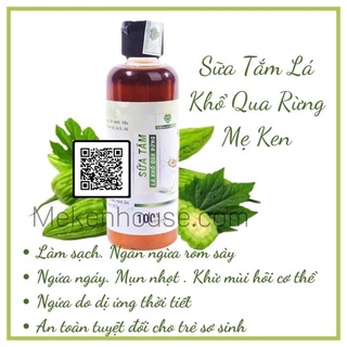 SỮA TẮM LÁ KHỔ QUA RỪNG MẸ KEN [Giải pháp con ngủ ngon, khoẻ, hết hăm tã]