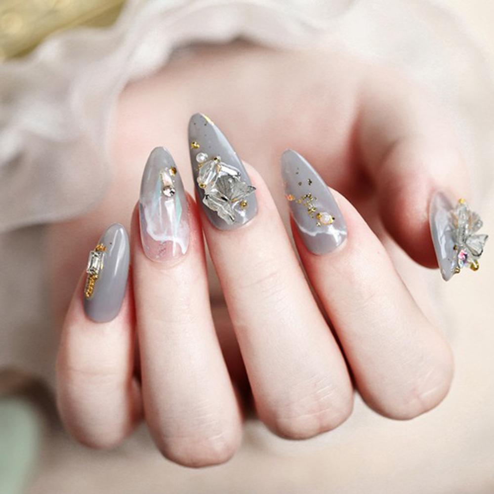 OCEANMAP Hạt ĐíNh Trang Trí MóNg HìNh BướM 3D