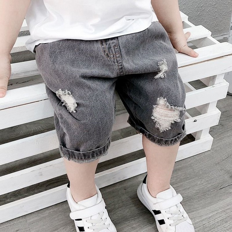 Quần Ngố Cho Bé Trai Bé Gái Hàn Quốc, Quần Short Jean Trẻ Em  Từ 0 Đến 6 Tuổi Abee Store Size 8-25kg QS4