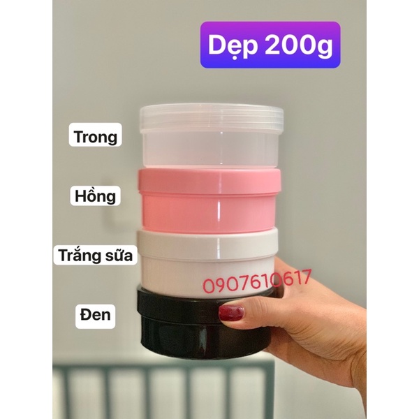 Sỉ 50 hủ Dẹp 200g đựng kem