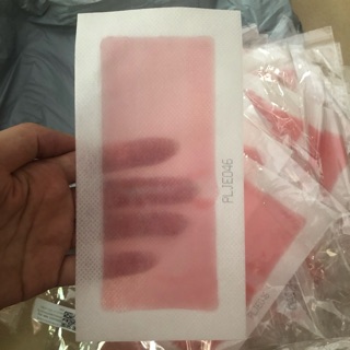 Miếng dán cỡ to 18x7 tẩy lông triệt lông body vùng kín, nách, mặt, chân tay wax lạnh all waxing body wax step 4 in 1