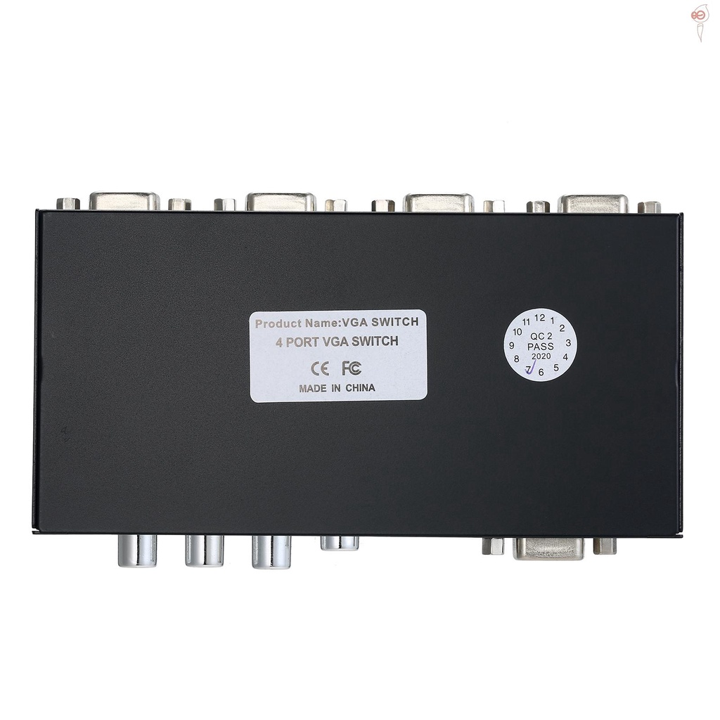 Bộ Chia 4 Cổng VGA 1-Out Cho Màn Hình LCD PC TV 1920x1440 | BigBuy360 - bigbuy360.vn