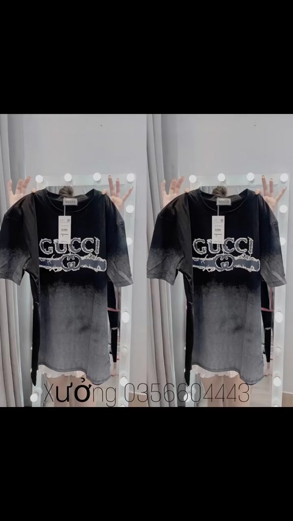 Áo Thun Gucci Loang phom rộng dễ phối đồ Áo đôi siêu chất hot 2022 | BigBuy360 - bigbuy360.vn