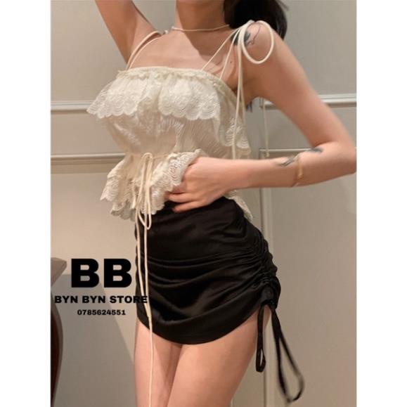 CHÂN VÁY BODY RÚT DÂY CÓ QUẦN BẢO HỘ TRONG R2 [Hàng Siêu Cấp] | BigBuy360 - bigbuy360.vn