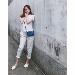 Quần baggy bò thô đen trắng