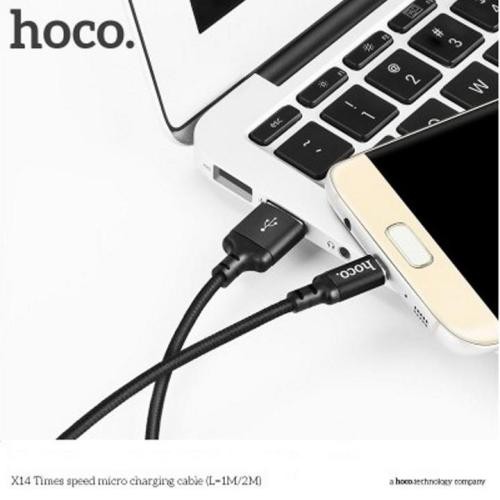 Cáp sạc dây sạc nhanh Hoco X14 dây dù Lightning, micro Android, typeC Android dài 1M, 2M - CHÍNH HÃNH