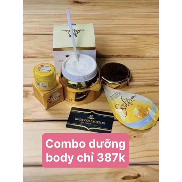 [Chính Hãng] Combo Dưỡng Trắng Da Body