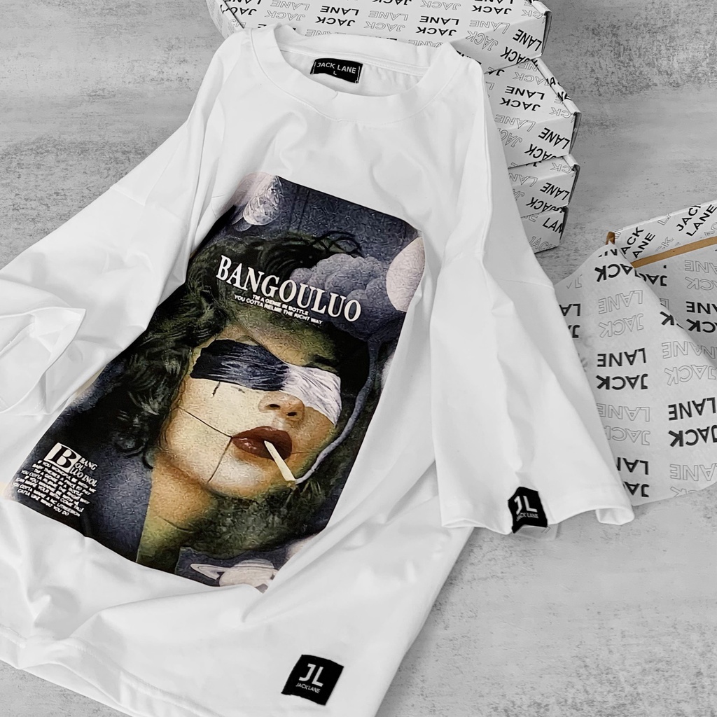 Áo Phông Oversize Tripble B, JACKLANE, Áo thun cộc tay Unisex Jack Lane