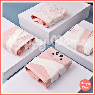 Set 4 QUẦN LÓT BẦU Cotton Cạp chéo EnjoyPreg co giãn 4 chiều cho mẹ bầu và