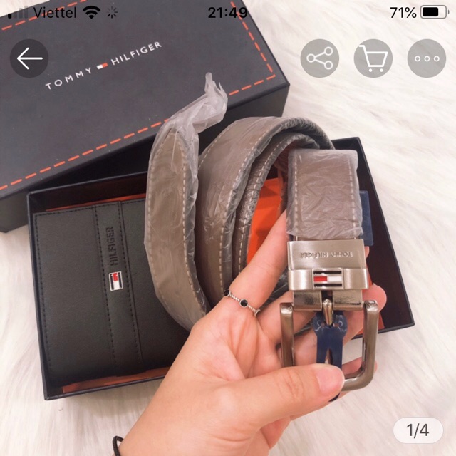 Set ví thắt lưng Tommy Hilfiger