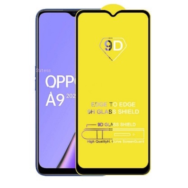 Bộ 4 Kính cường lực Oppo A5 2020, A9 2020 Hàng loại 1